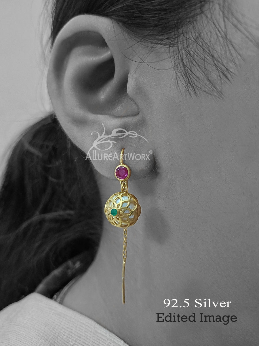 Ekkavali Silver Earrings