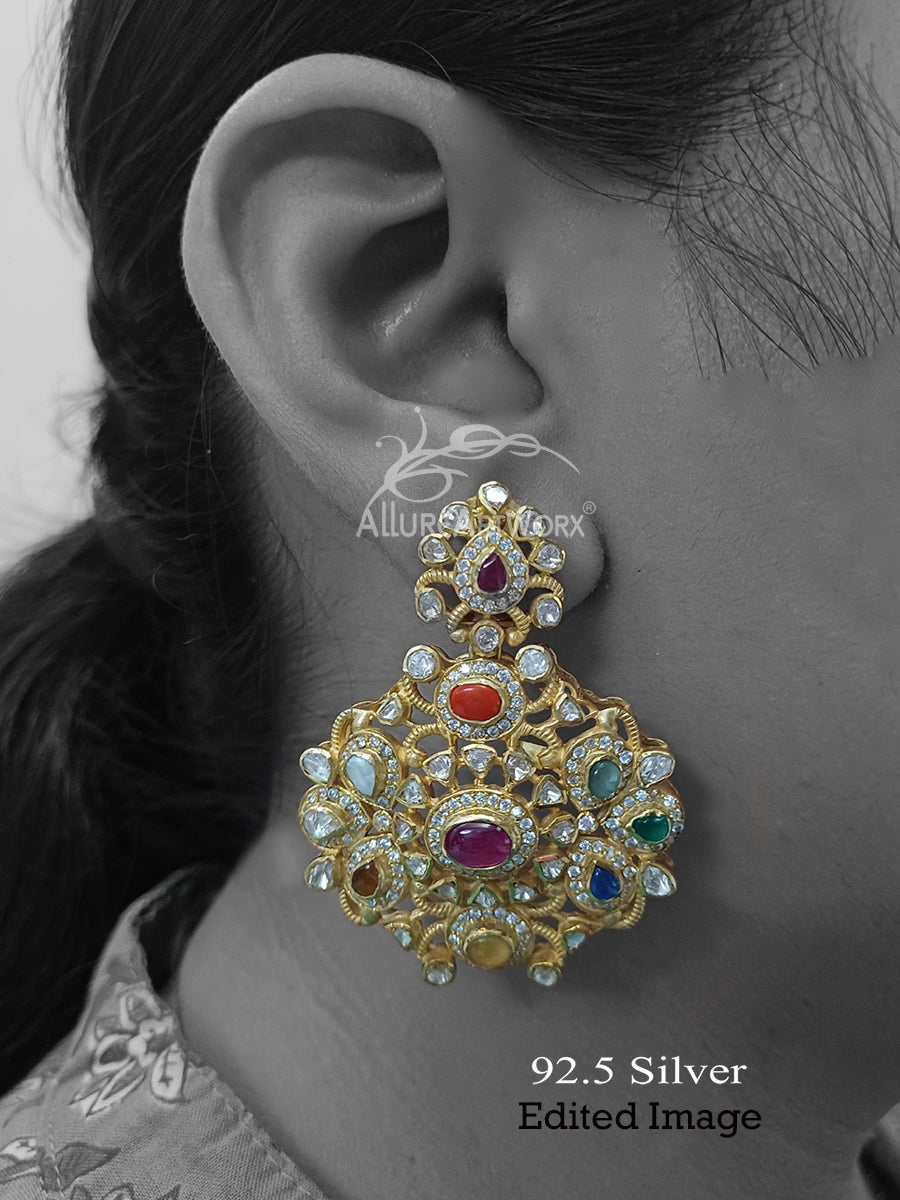 Arona Silver Earrings(long)