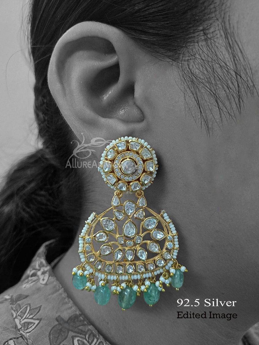 Arzoo Silver Earrings(long)