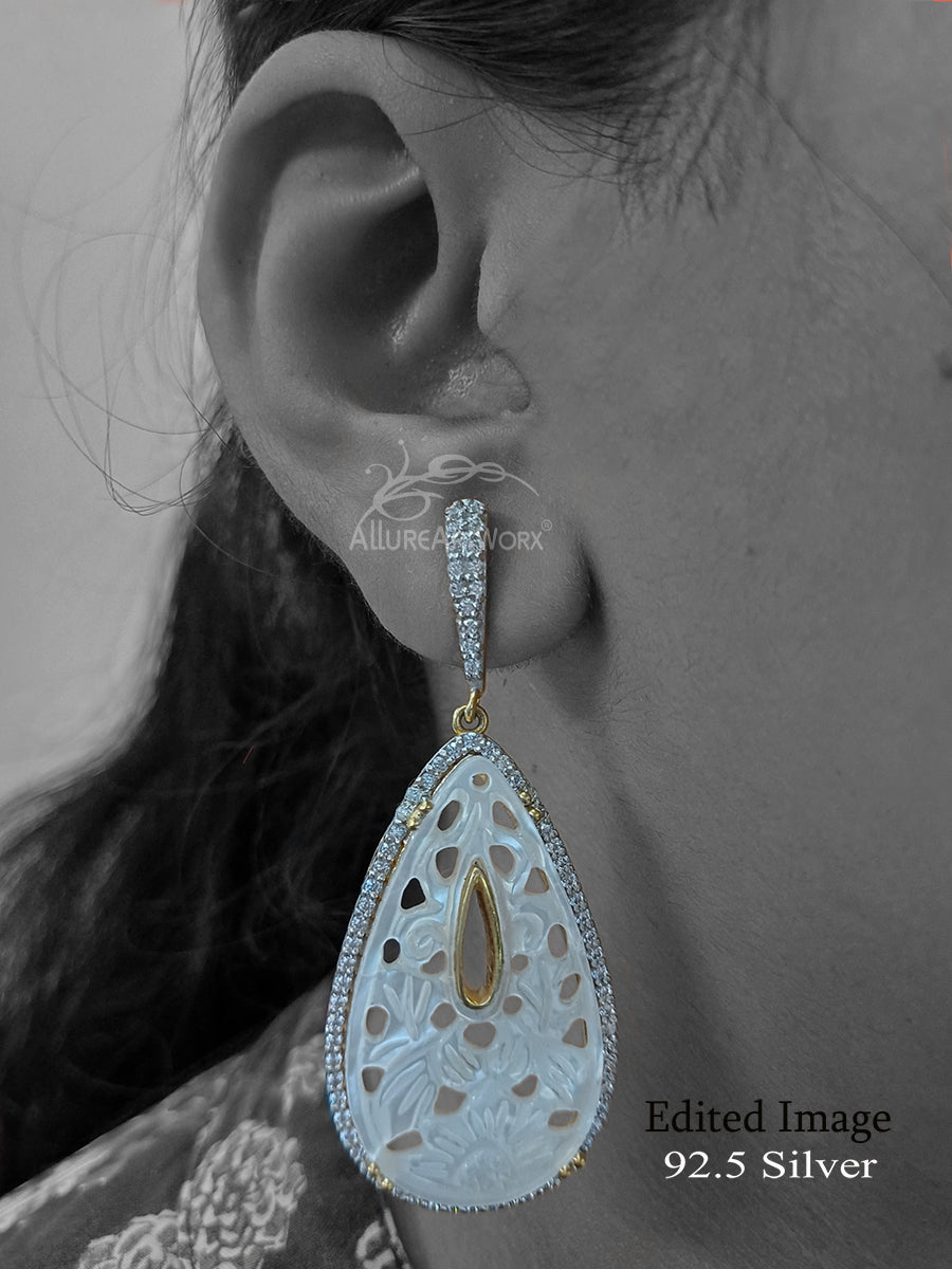 Elara Silver Earrings