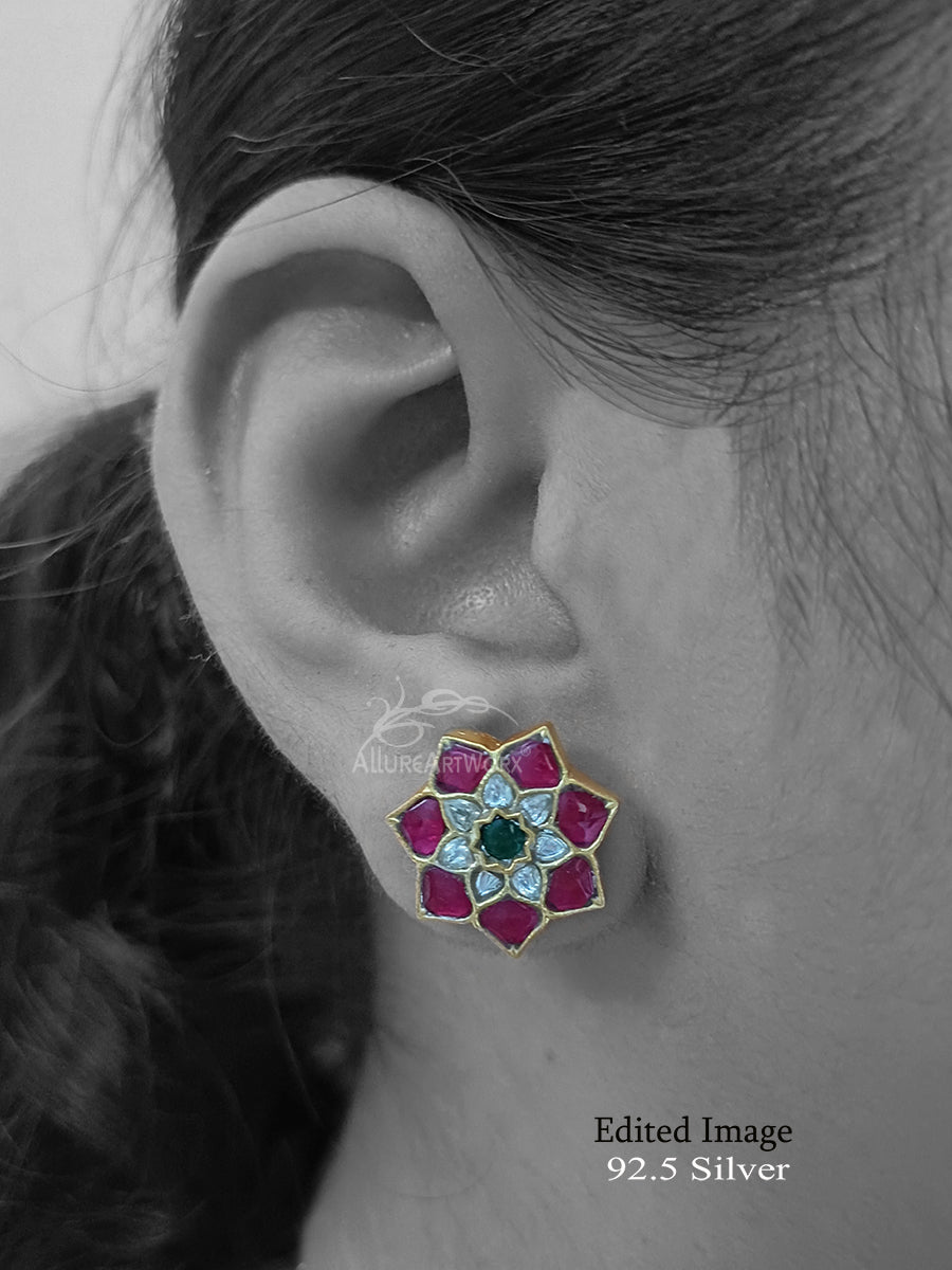 Sitara Silver Earrings