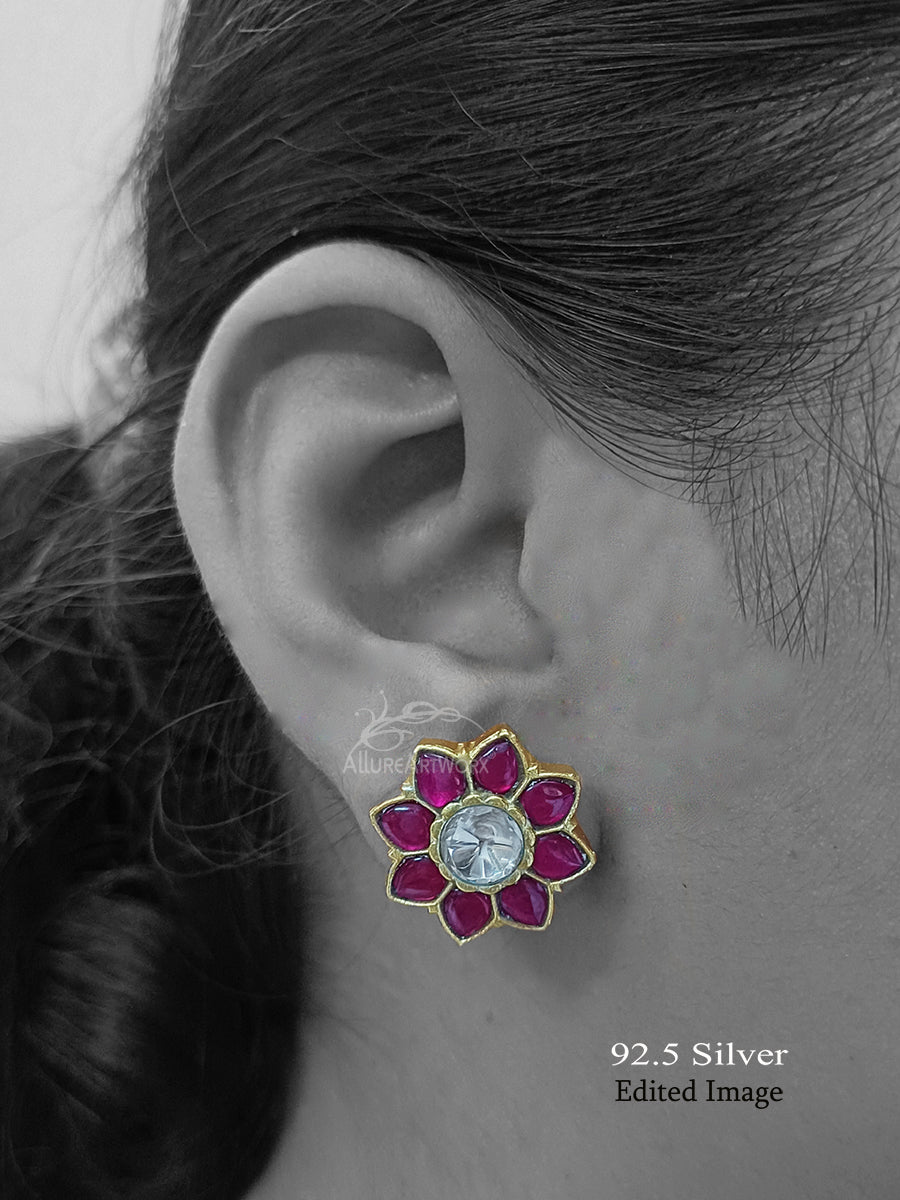 Azalea Silver Earrings