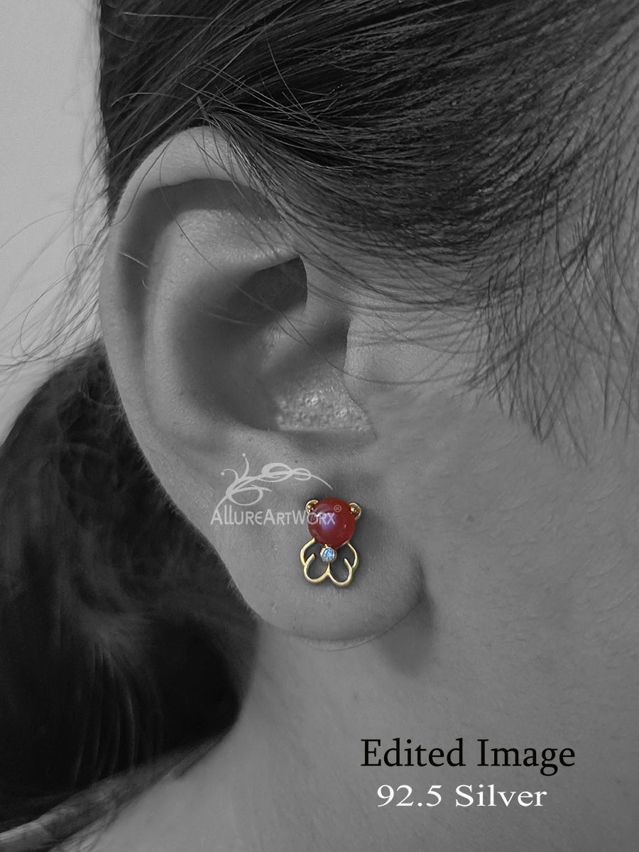 Tubby Silver Earrings