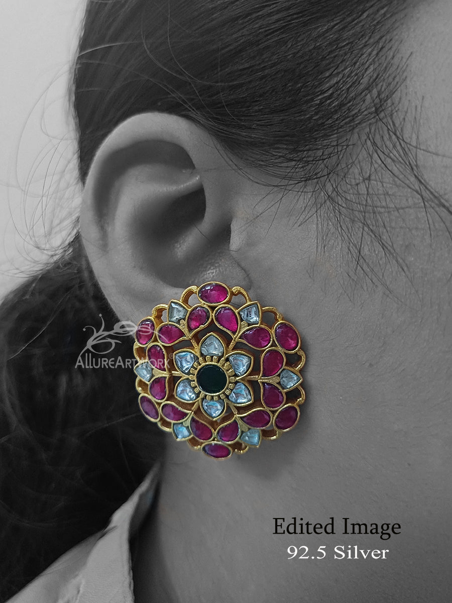 Azalea Silver Earrings