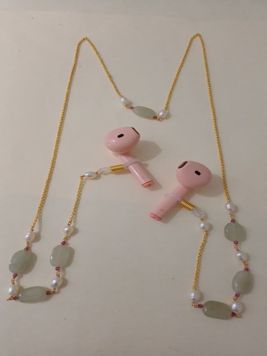 Aventurines Earpods Chain