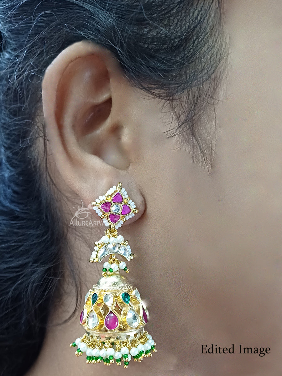 Jadau Jhumkas