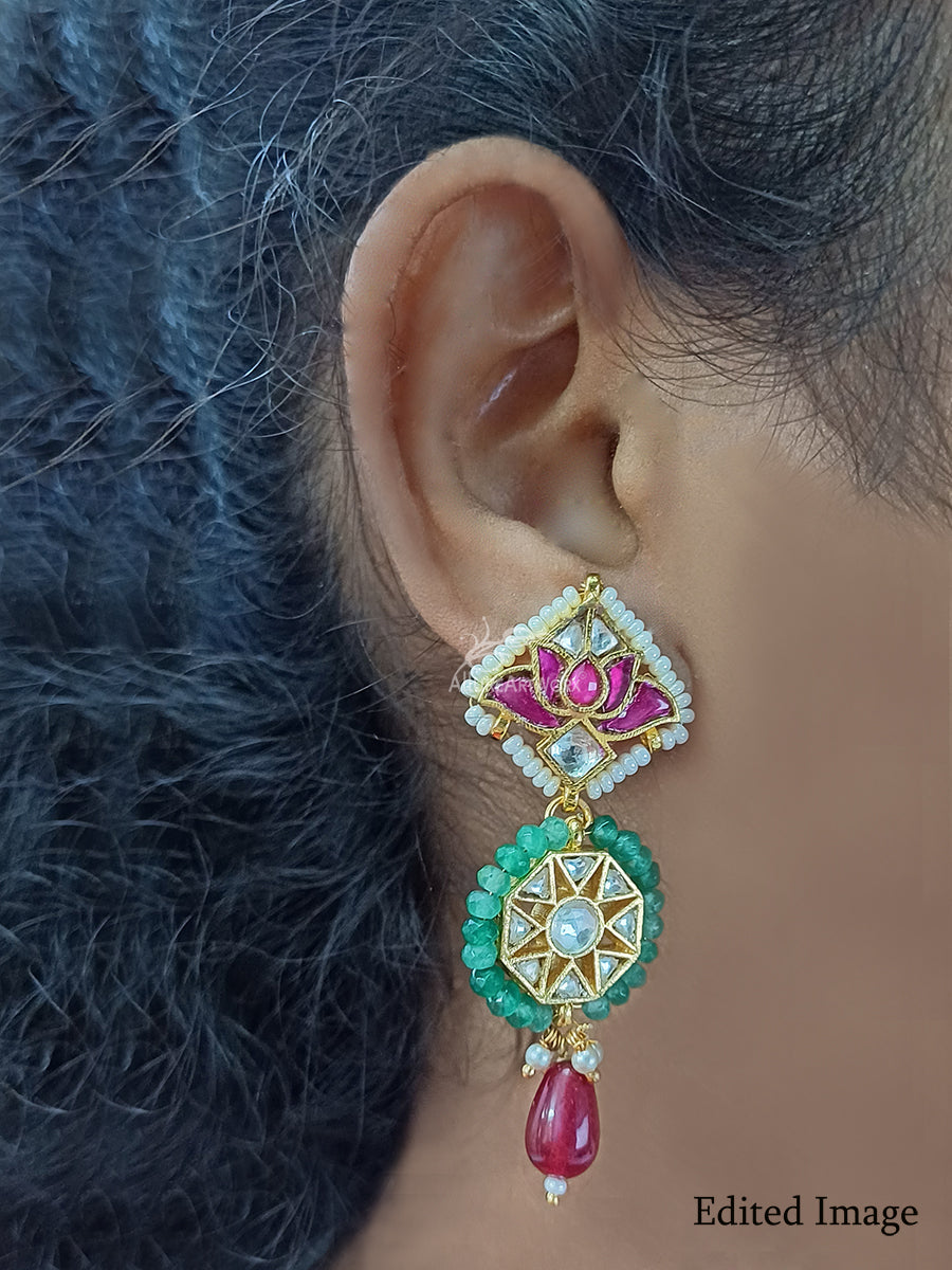 Lotus Earrings