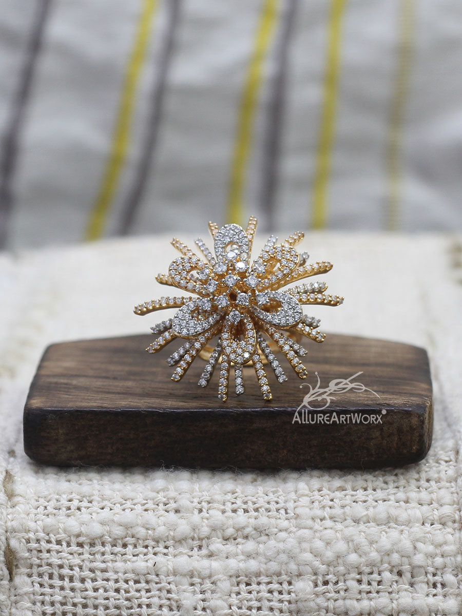 Trendy Ring(Two tone)