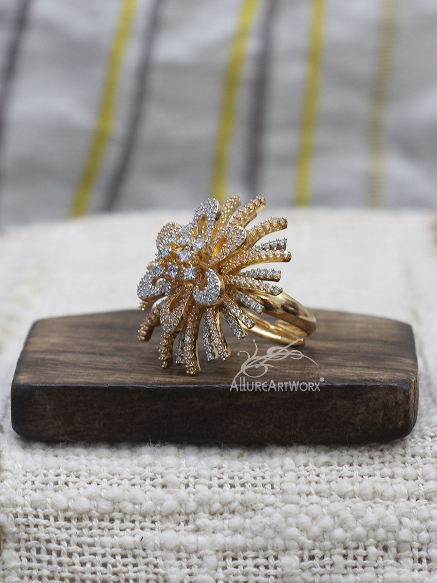 Trendy Ring(Two tone)