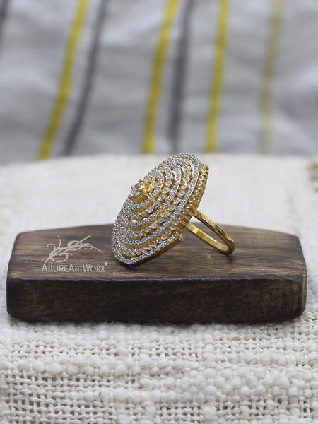 Trendy Ring(Two tone)