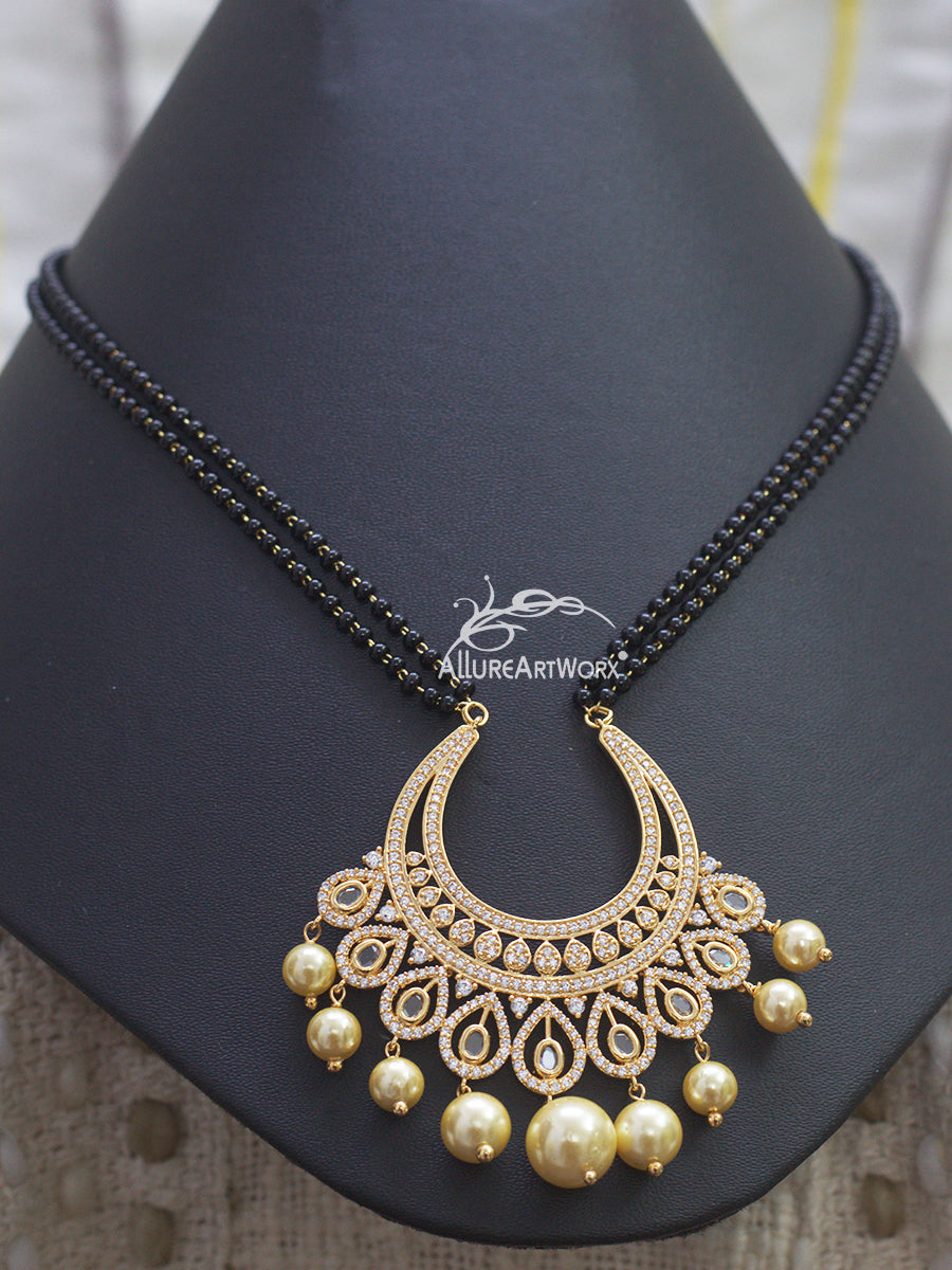 Uncut Cz Mangalsutra