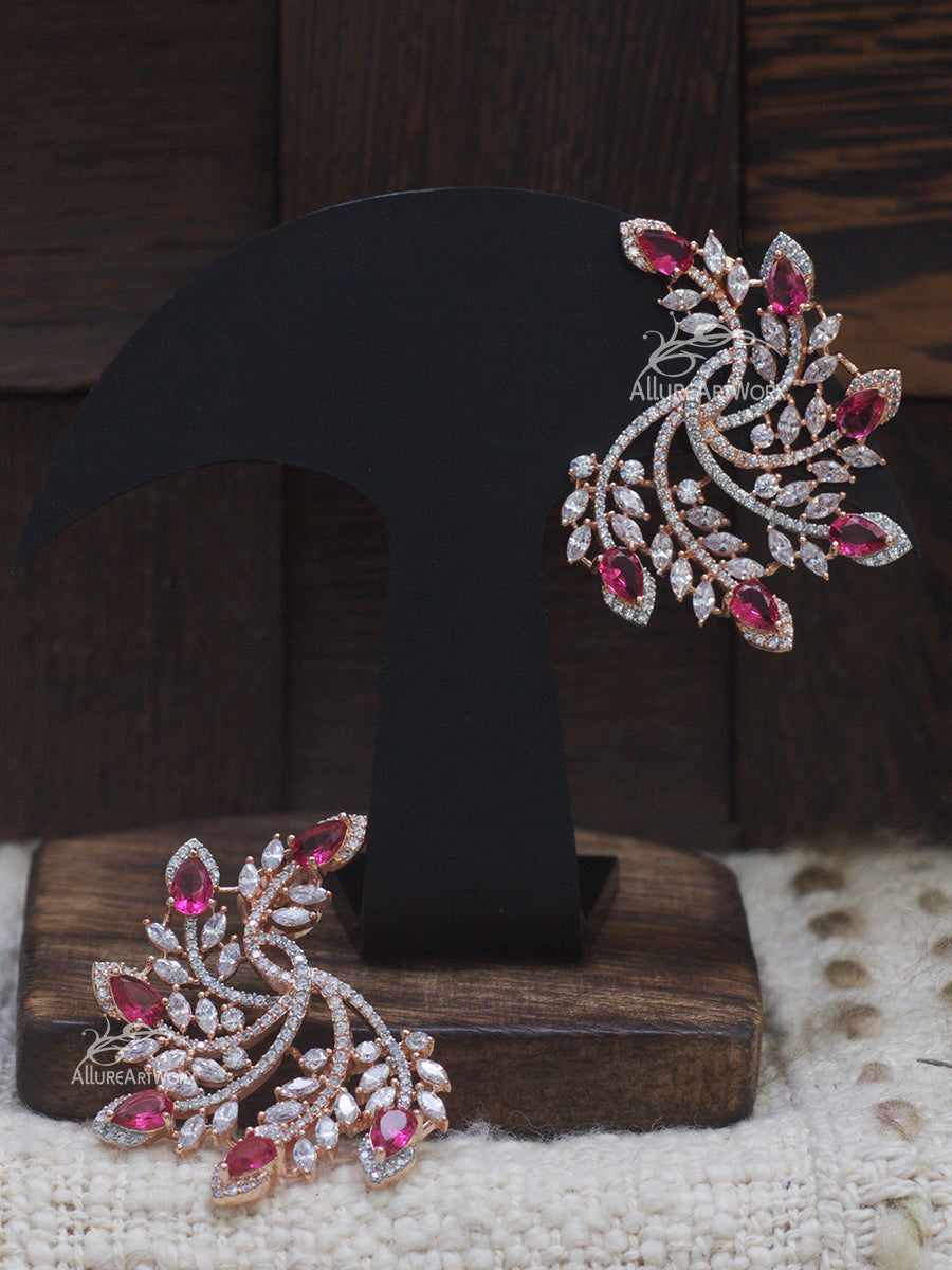 Colourful Earrings(Rosegold)