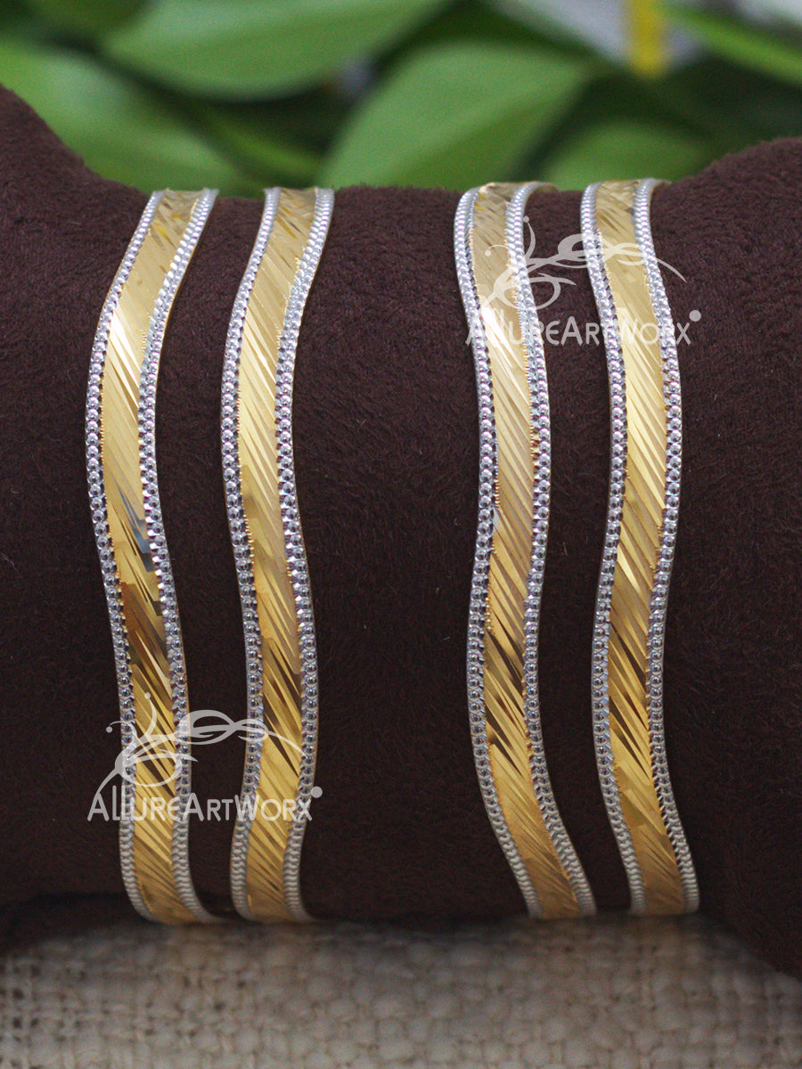 Trendy Bangles(Two-tone)