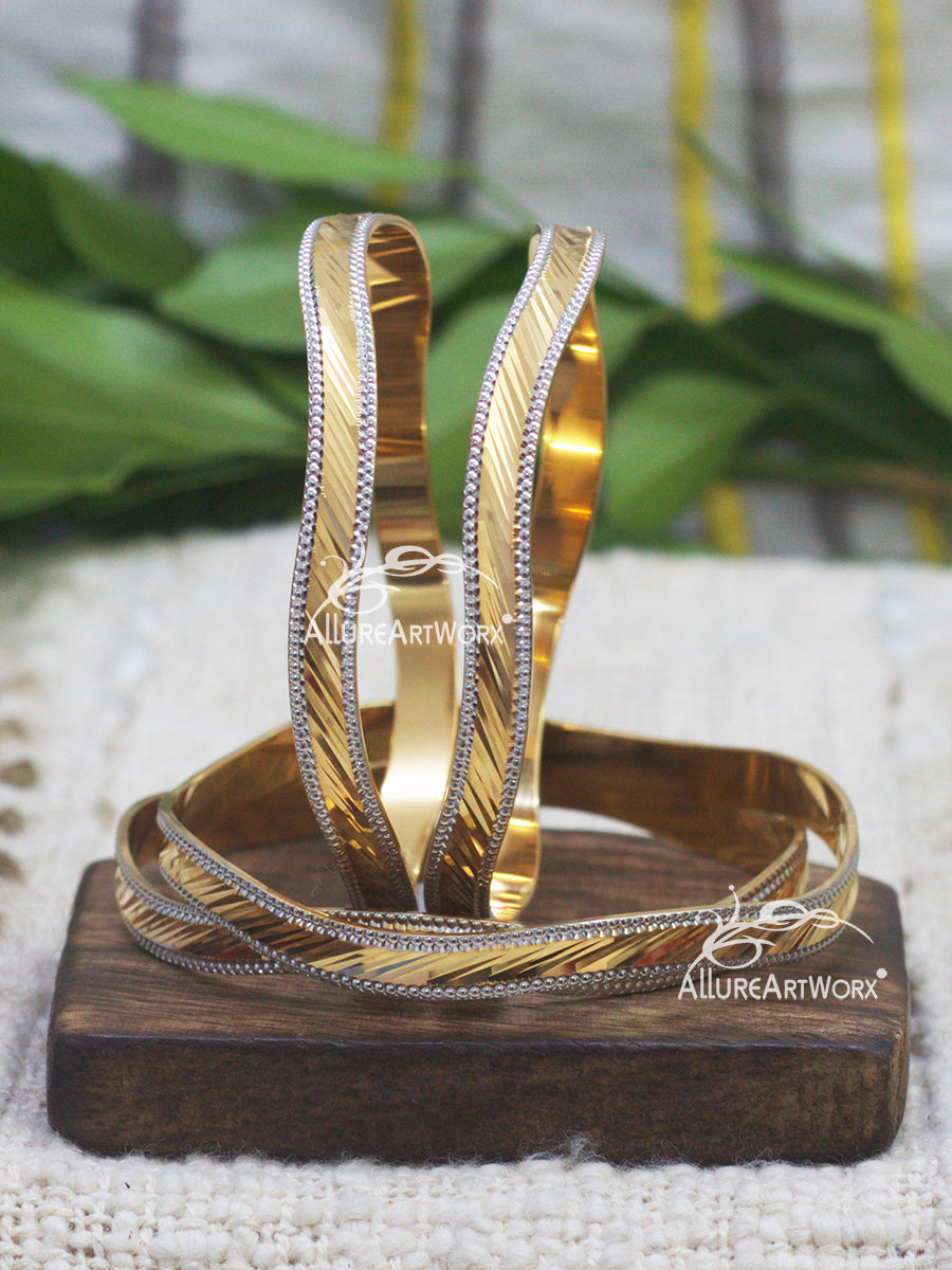 Trendy Bangles(Two-tone)