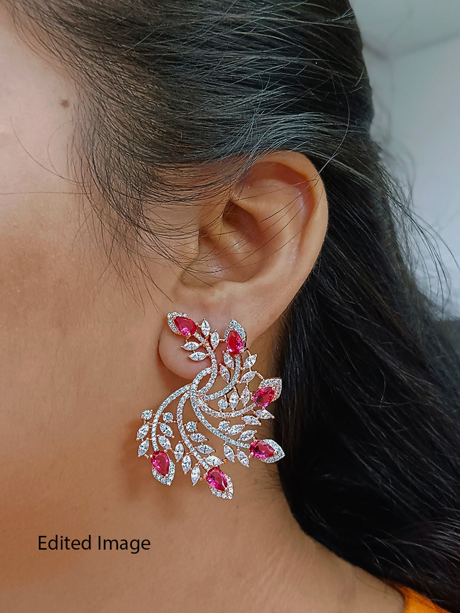 Colourful Earrings(Rosegold)