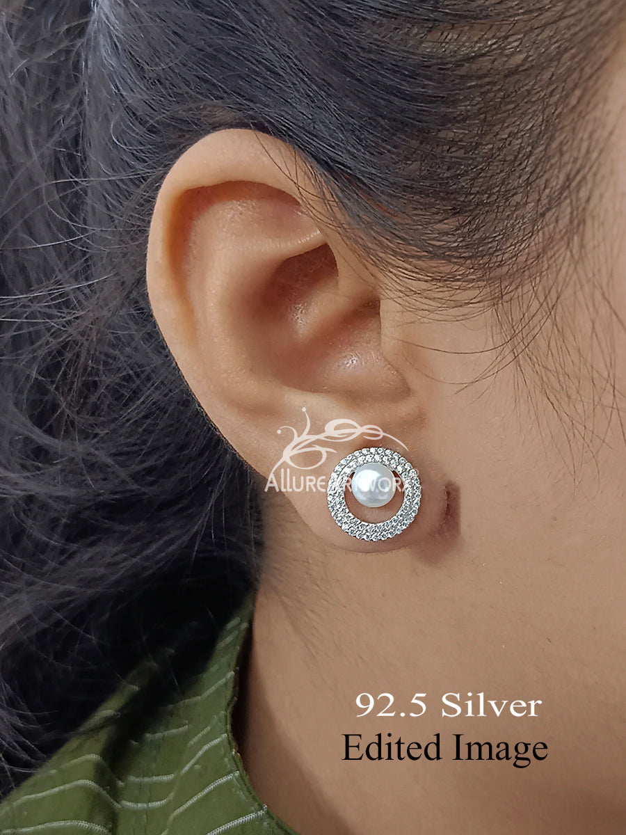 Snazzy Silver Earrings