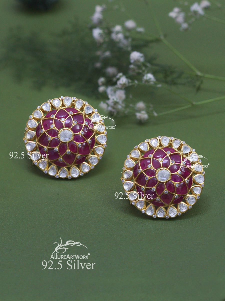 Blooming Silver Earrings