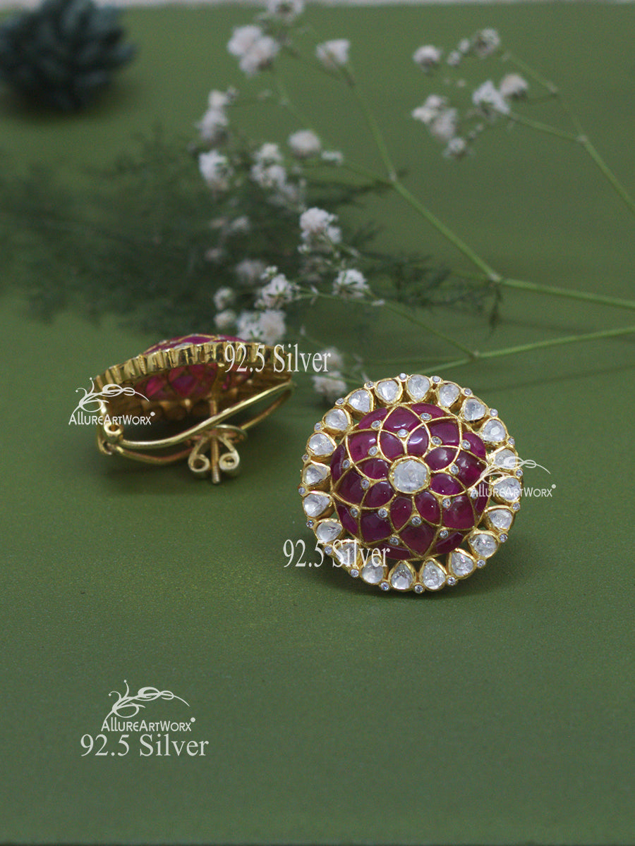 Blooming Silver Earrings