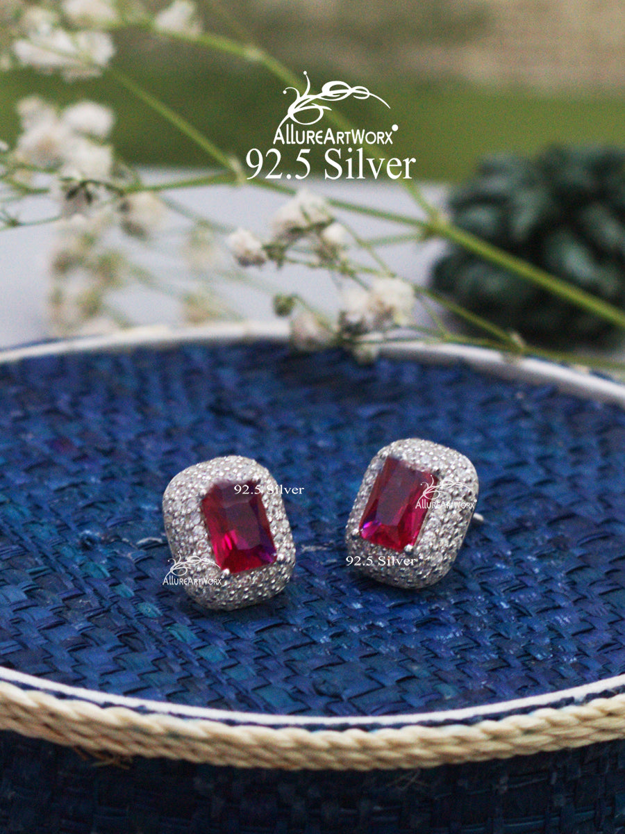 Aurora Silver Earrings