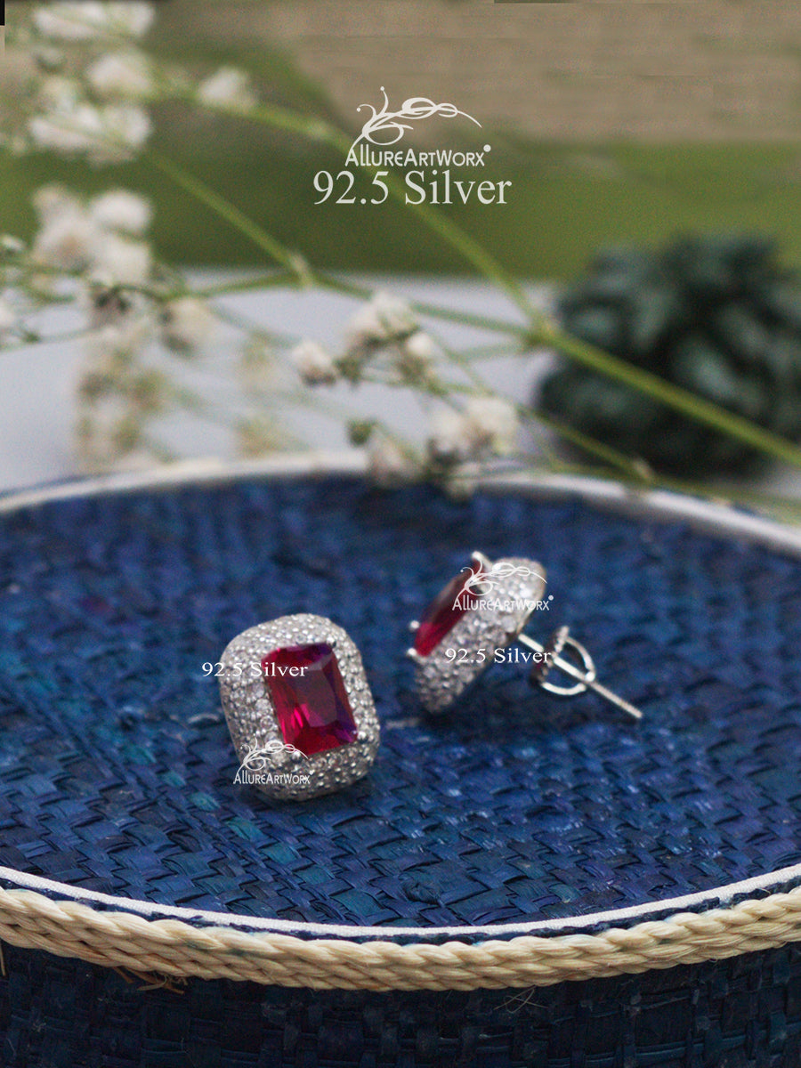 Aurora Silver Earrings