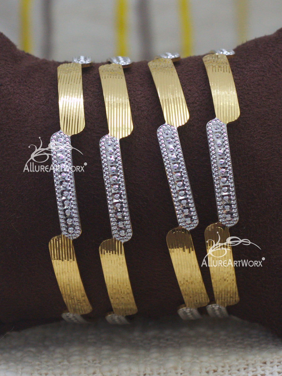 Trendy Bangles(two tone)