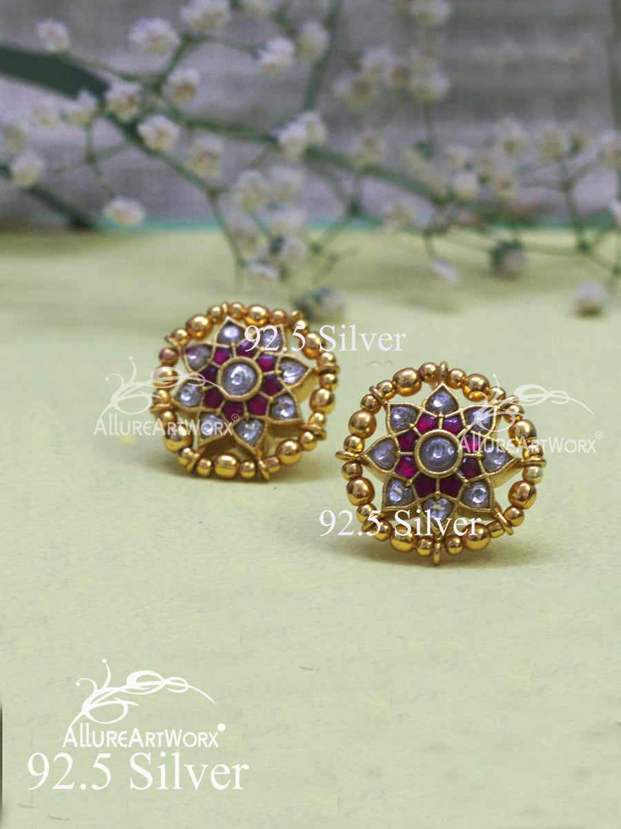 Azalea Silver Earrings