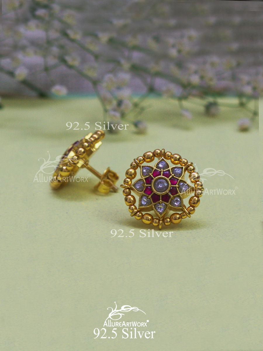 Azalea Silver Earrings