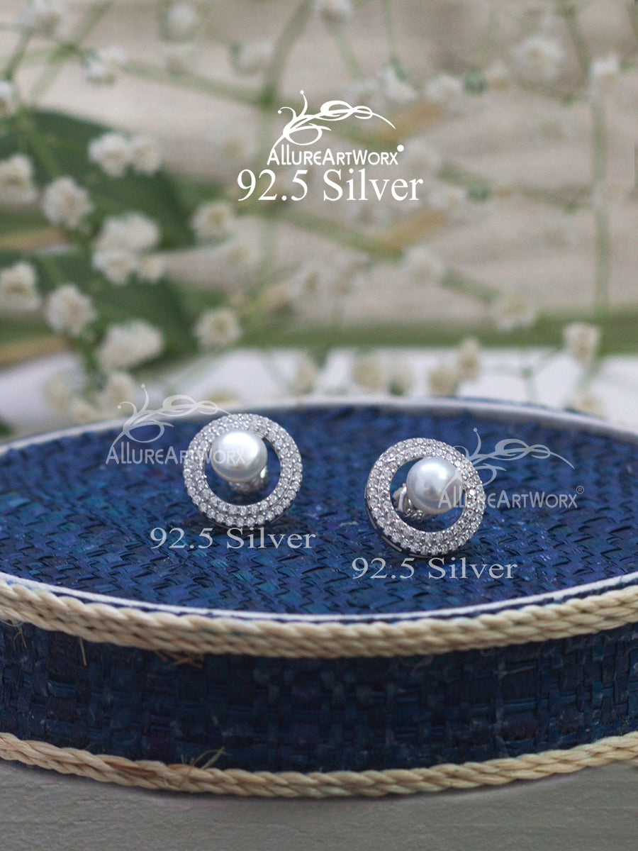 Snazzy Silver Earrings