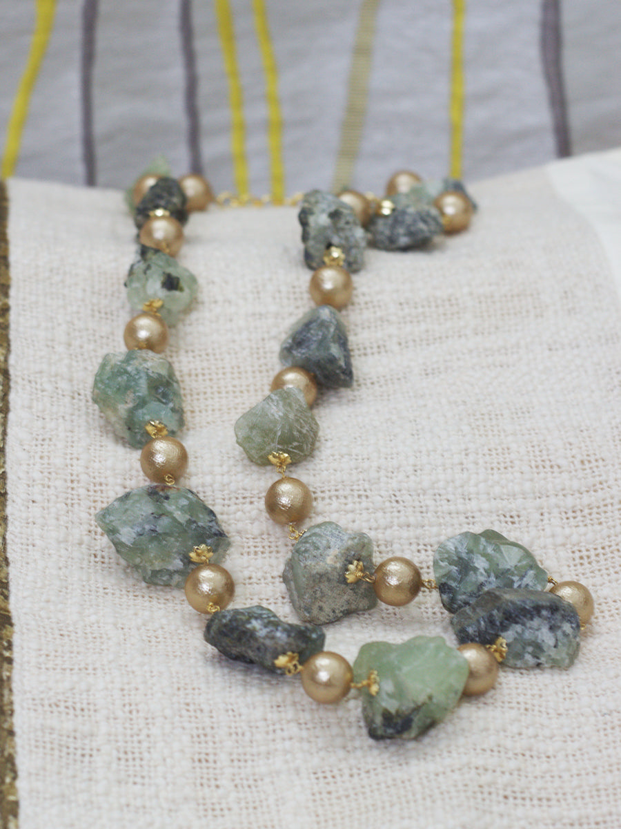 Prehnite Neckpiece