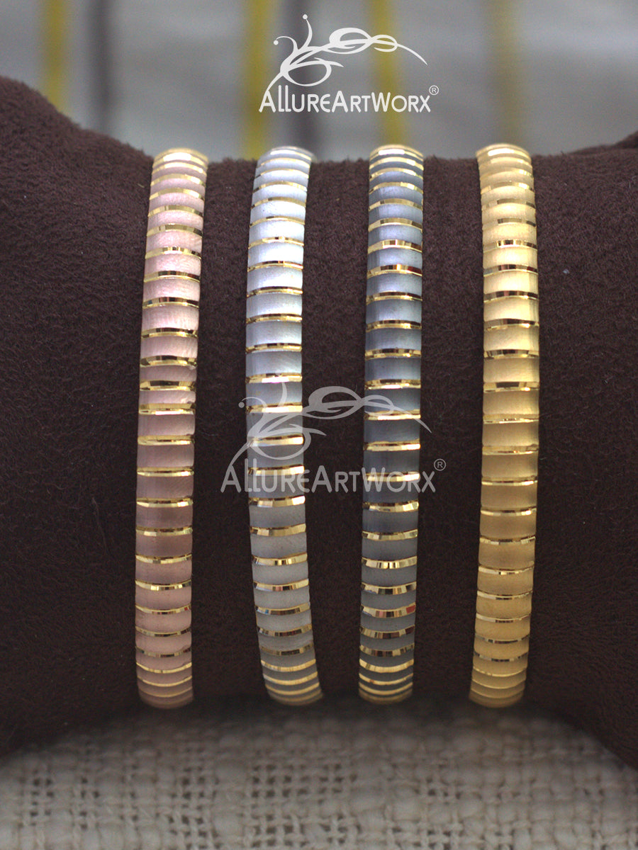 Trendy Bangles(Four-tone)