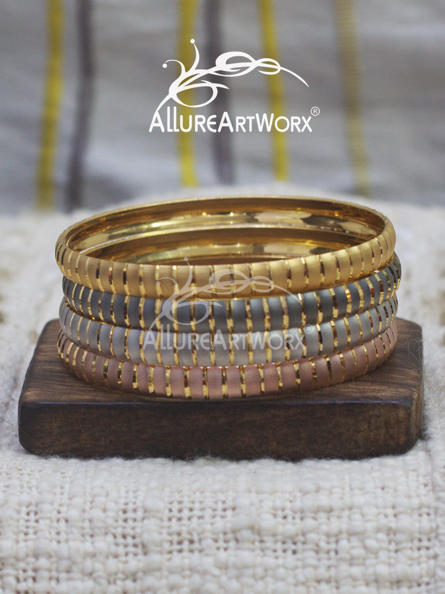 Trendy Bangles(Four-tone)