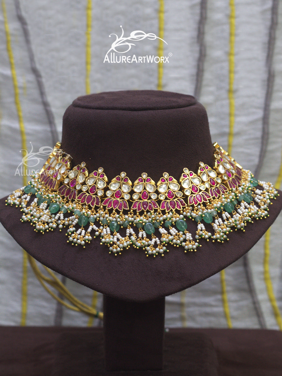 Peacock Jadau Necklace