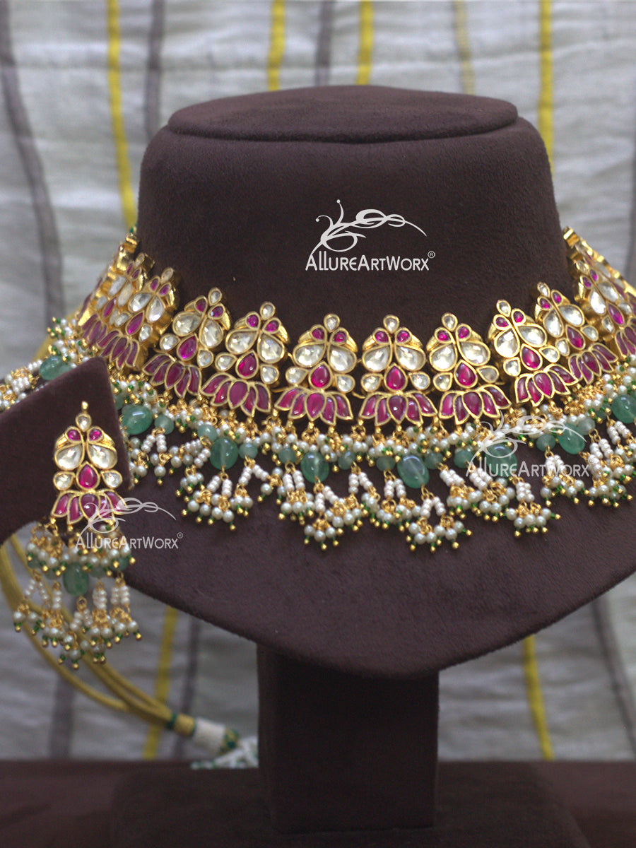 Peacock Jadau Necklace