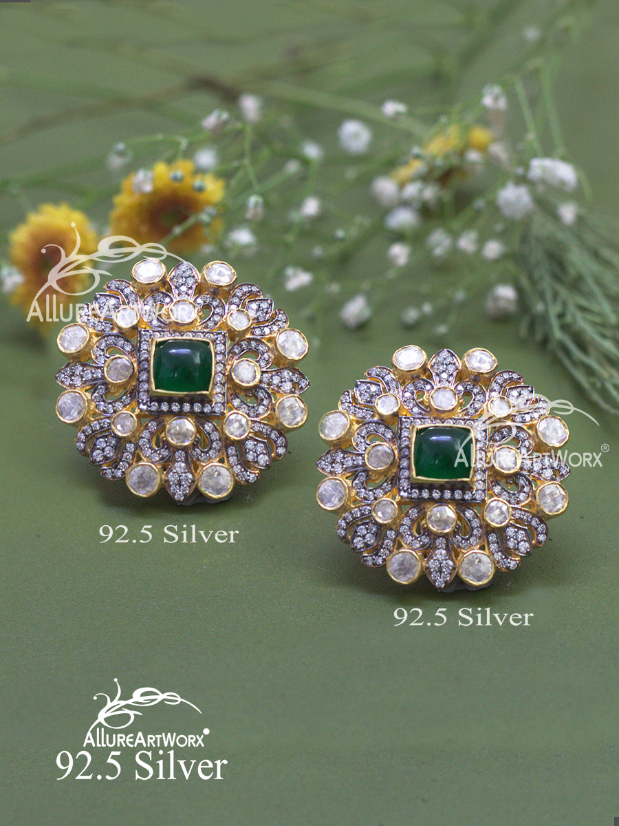 Blooming Silver Earrings
