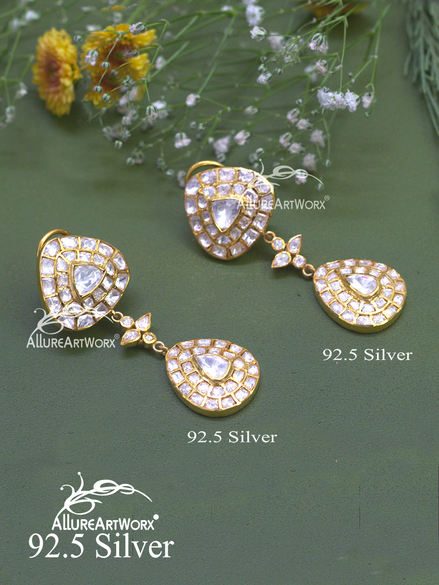 Sparkle Silver Earrings