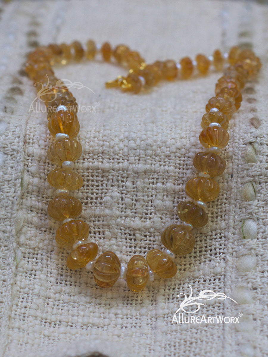 Citrine Neckpiece