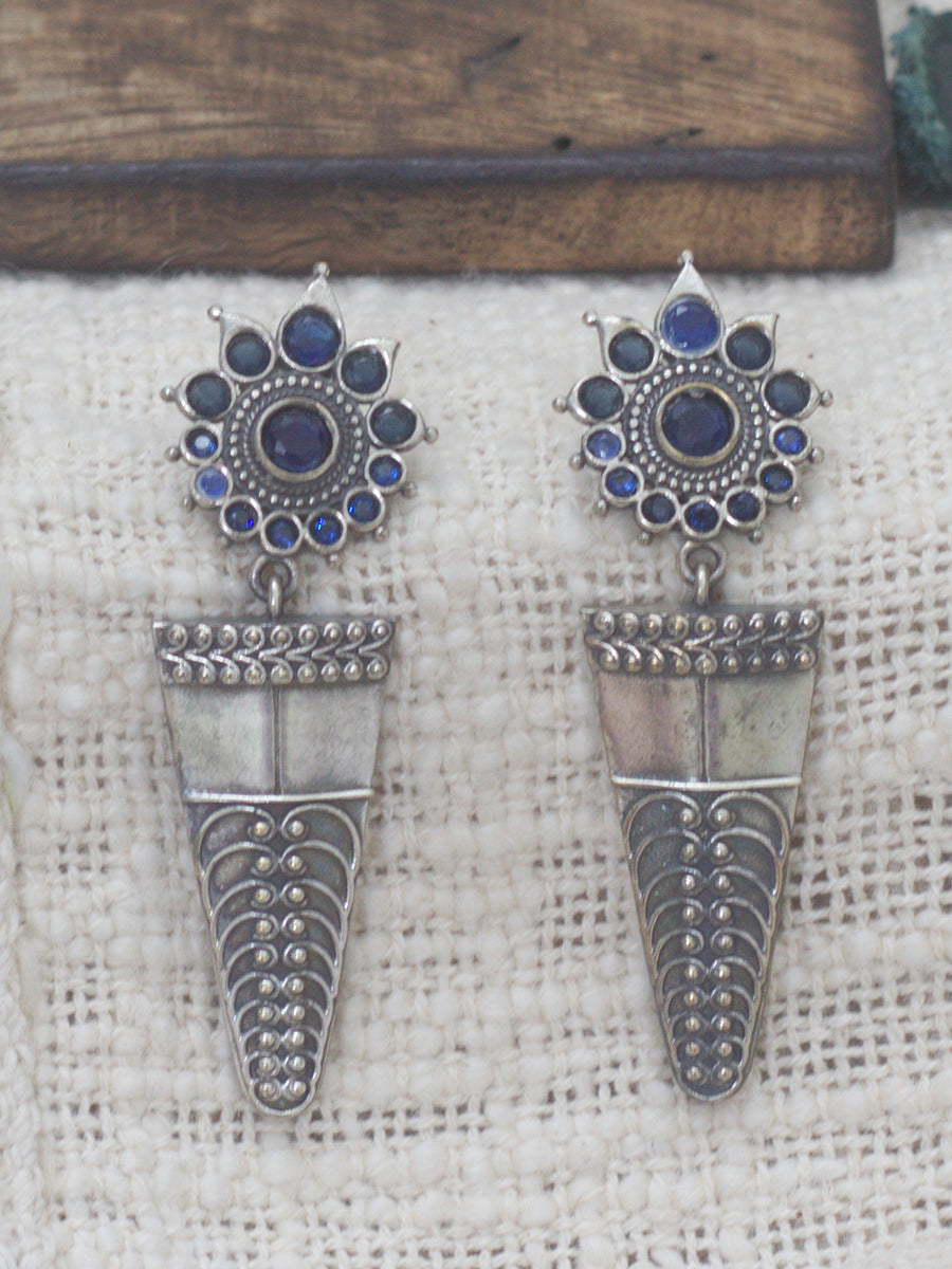 Trendy Earrings(blue)