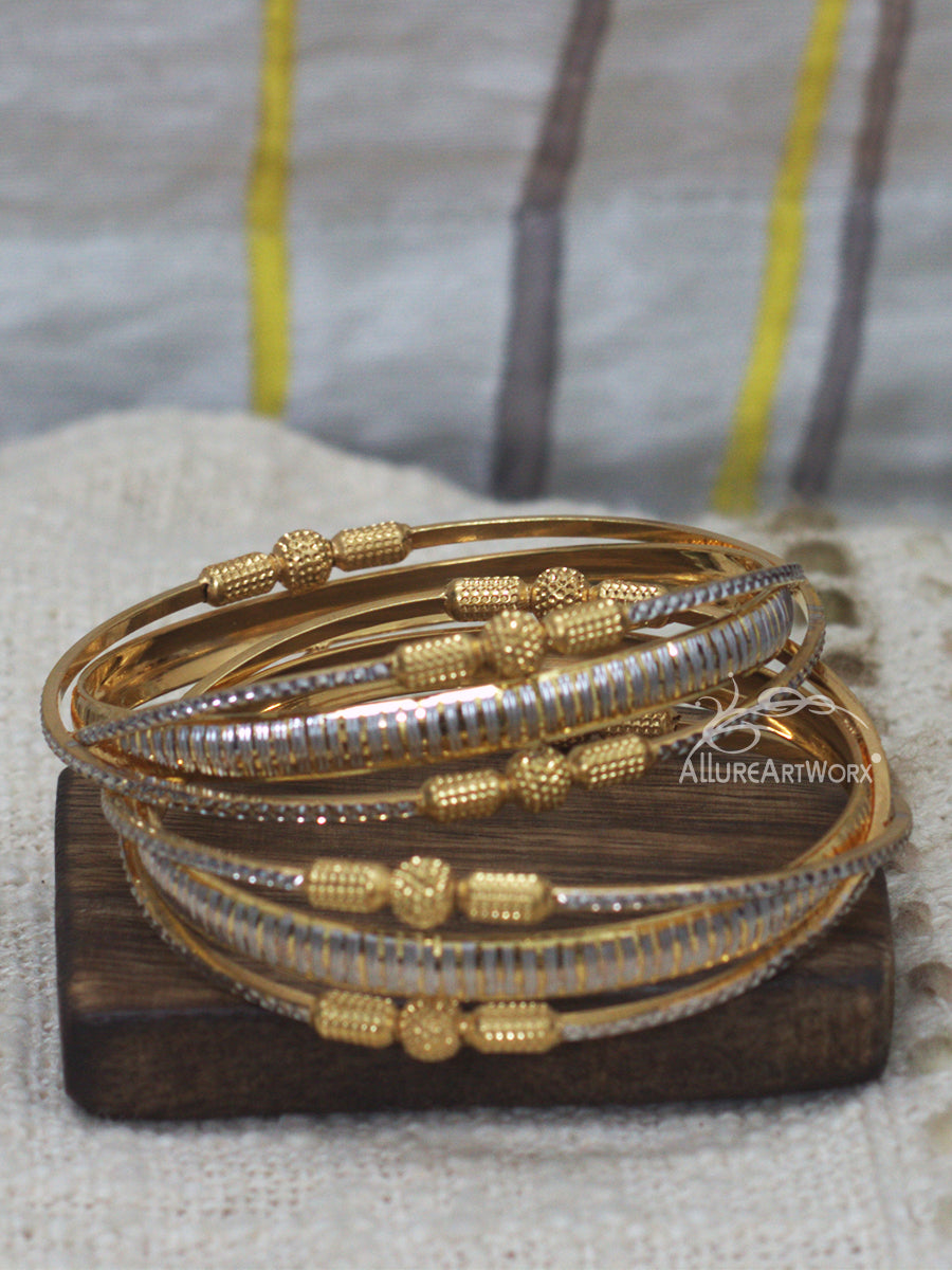 Trendy Bangles(two tone-2.6)