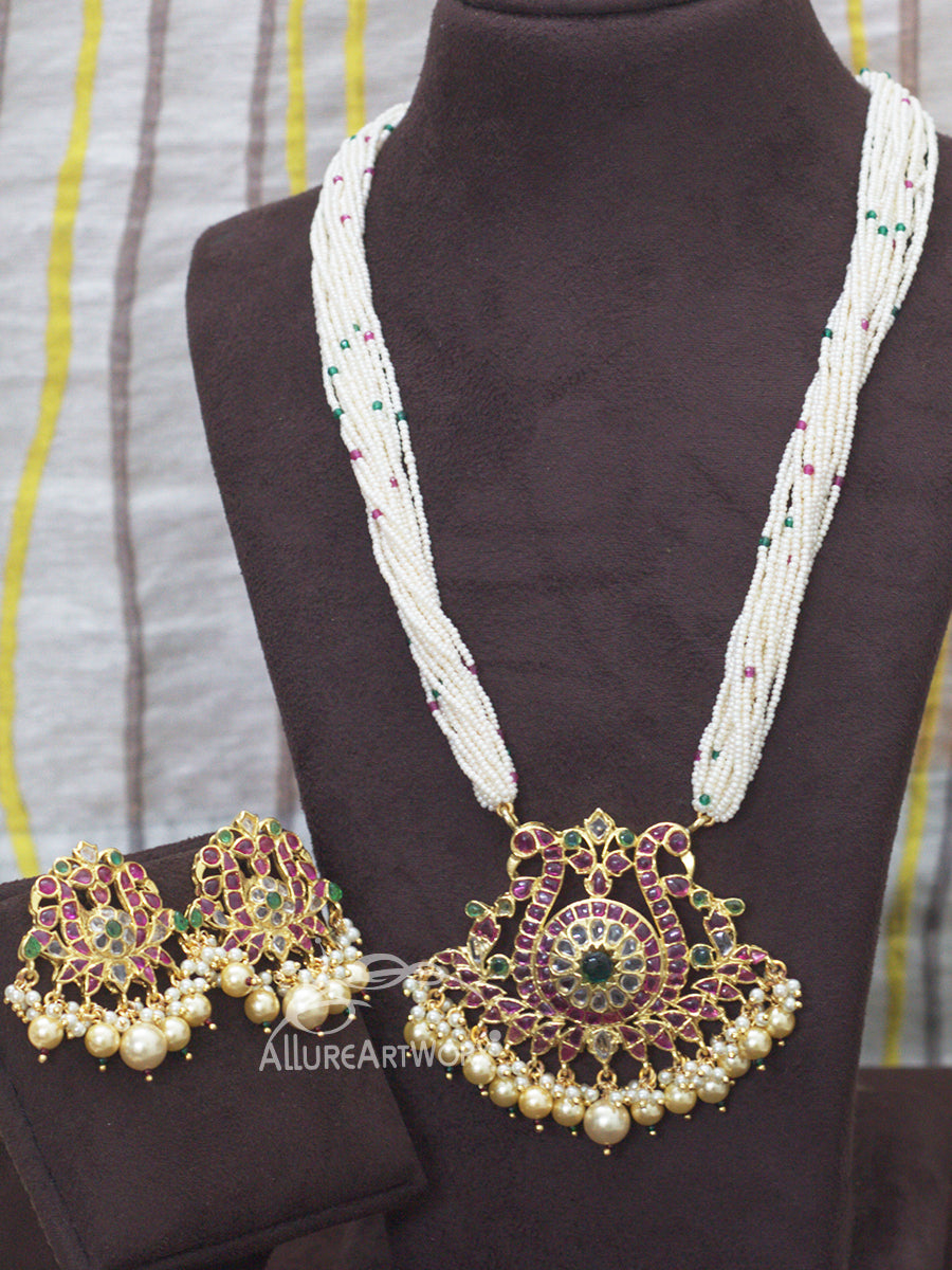 Peacock Necklace(uncuts)