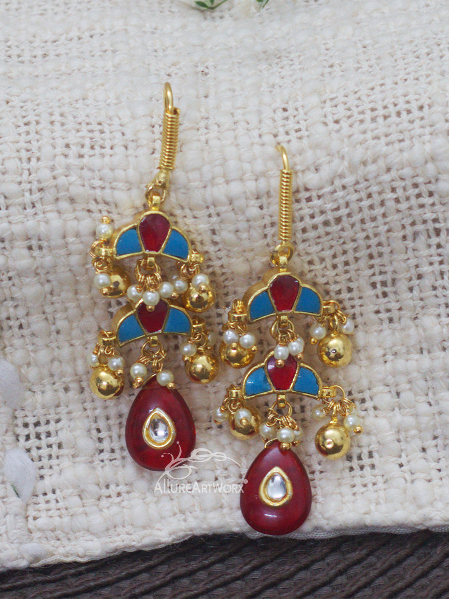 Jadau Earrings(hooks)
