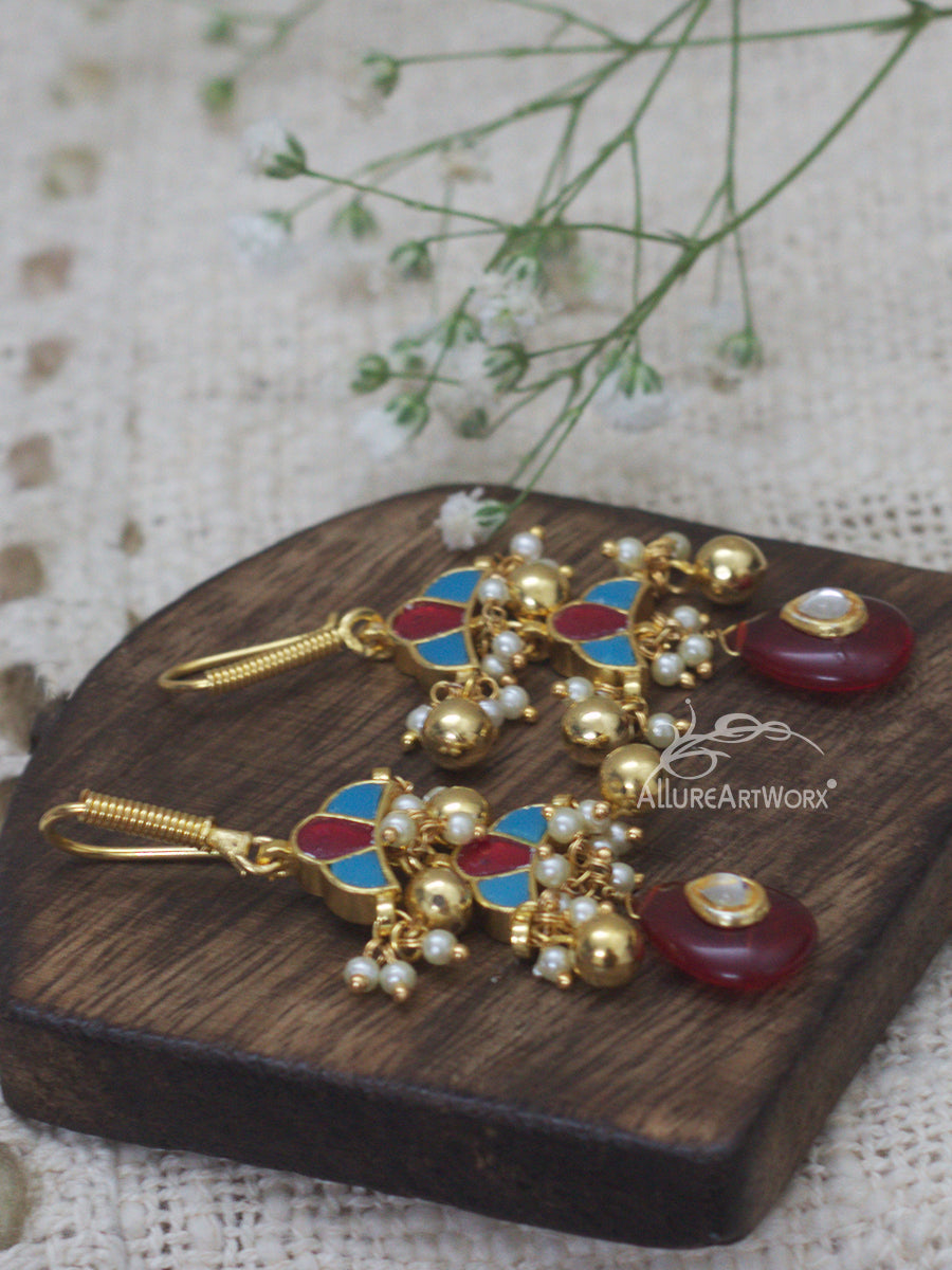 Jadau Earrings(hooks)