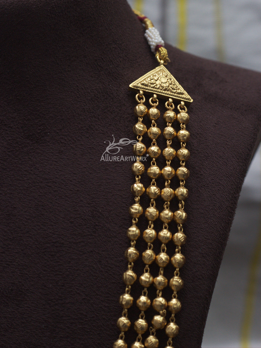 Gold Ball Neckpiece