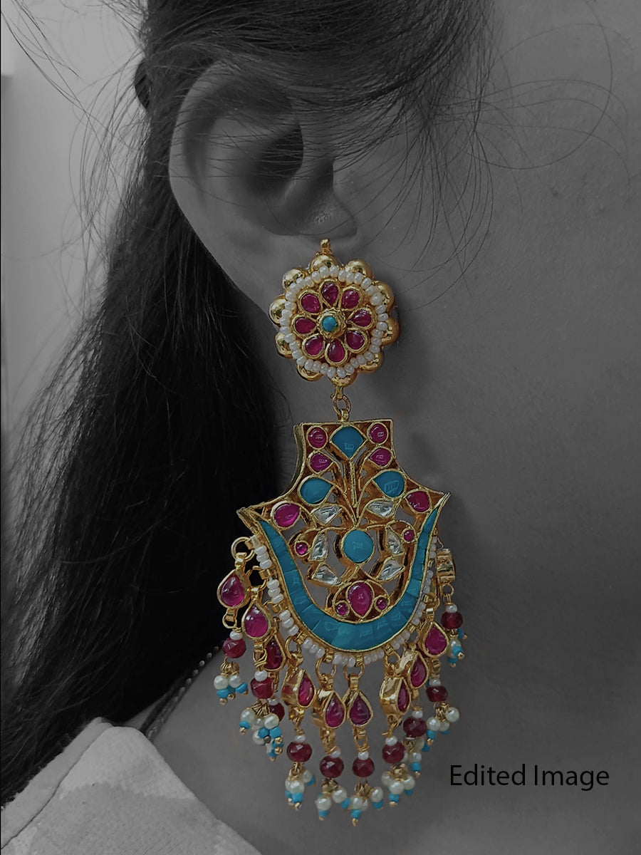 Jadau Earrings(long)
