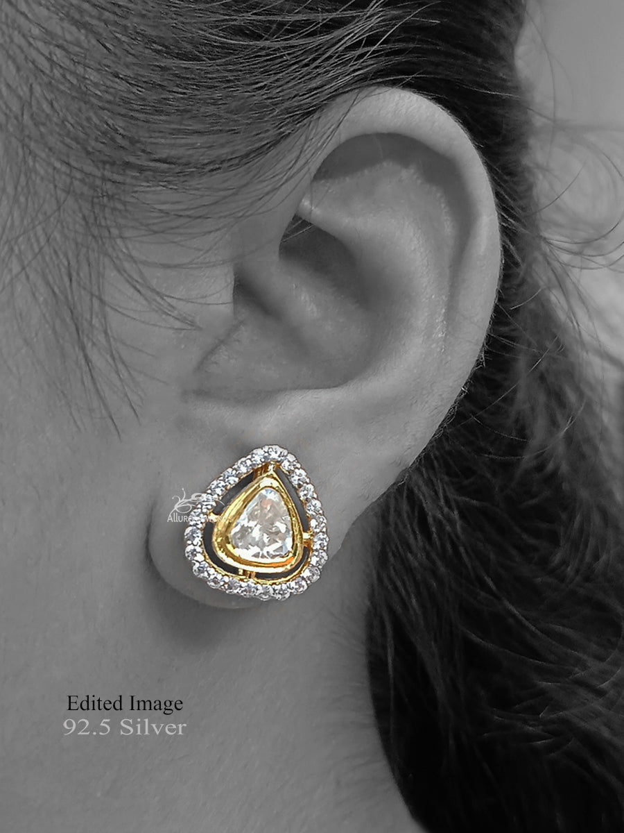 Aakruti Silver Pendant Set