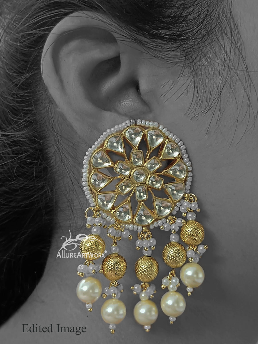 Kundan Earrings(big)