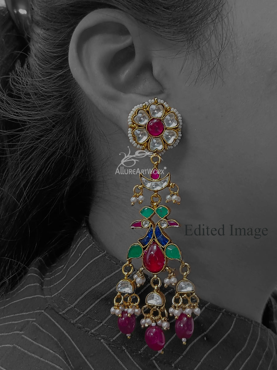 Peacock Earrings(long)