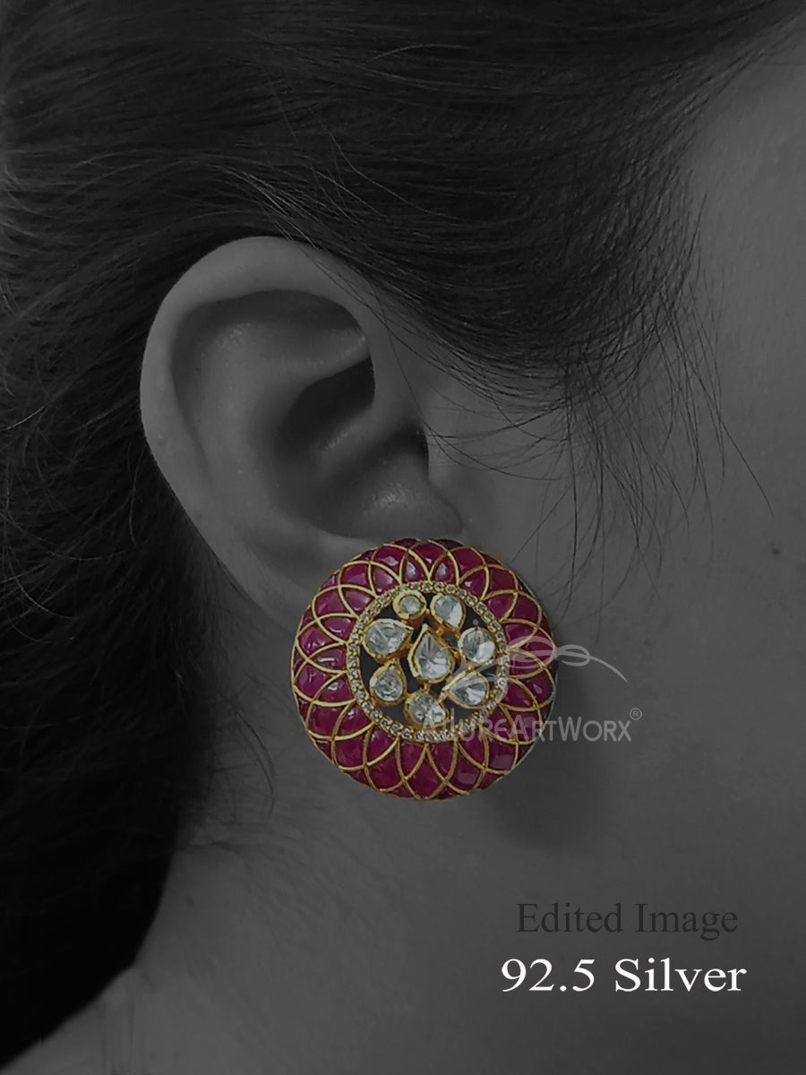 Blooming Silver Earrings