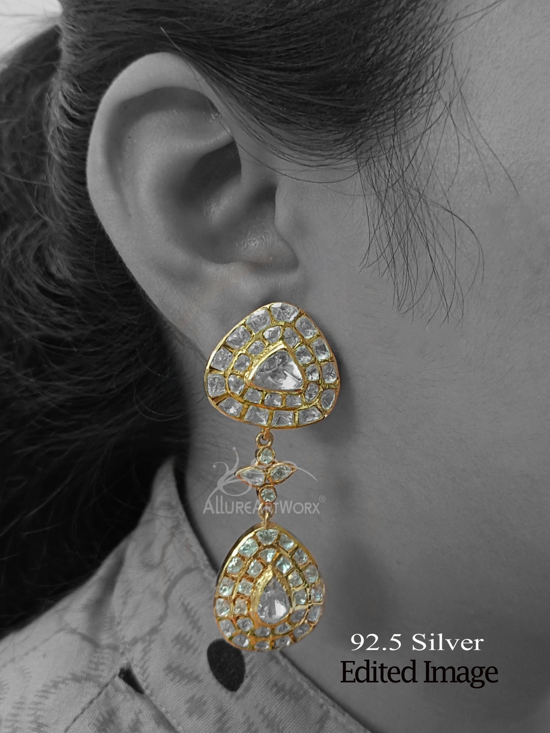 Sparkle Silver Earrings